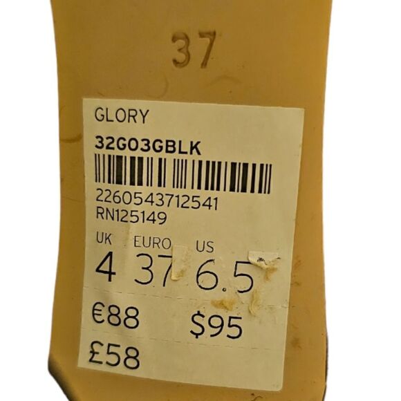 TOPSHOP "Glory" Black Suede 4" Heels - Size 37 / 6.5 - Picture 7 of 7